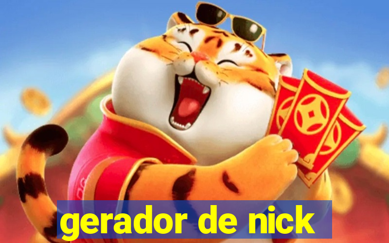 gerador de nick